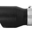 Load image into Gallery viewer, aFe MACH Force-XP 409 SS Single Wall Universal Clamp On Exhaust Tip - Black - Side View