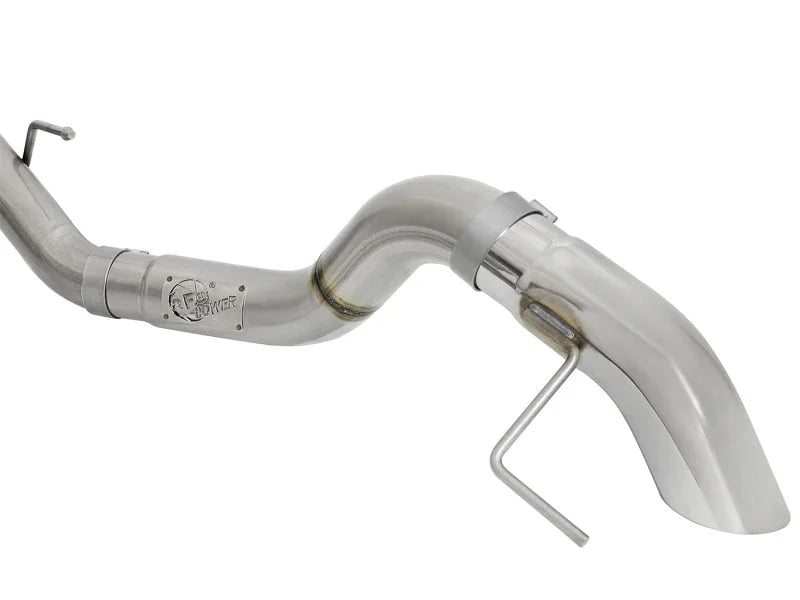 aFe MACH Force-XP Cat-Back Exhaust w/ Dual Hi-Tuck Pol Tips 17-18 Ford F-150 Raptor V6-3.5L - Installation View
