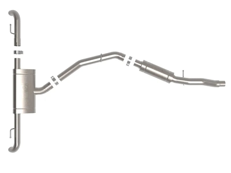 aFe MACH Force-Xp 17-21 Audi Q5 L4-2.0L (T) 3in to 2.5in Stainless Steel Cat-Back Exhaust System - Additional View 6
