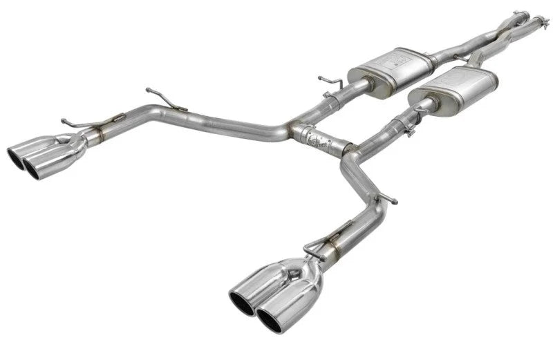 aFe MACH Force-Xp 2-1/2in 304 SS Cat-Back Exhaust 15-19 Dodge Challenger V6-3.6L - Polished Tip - Additional View 8