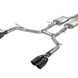 Load image into Gallery viewer, aFe MACH Force-Xp 2-1/2in 304 SS Cat-Back Exhaust 15-21 Dodge Challenger V6-3.6L - Quad Black Tip - Main Product View