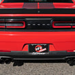 Load image into Gallery viewer, aFe MACH Force-Xp 2-1/2in 304 SS Cat-Back Exhaust 15-21 Dodge Challenger V6-3.6L - Quad Black Tip - Installation View