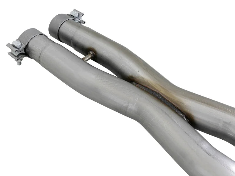 aFe MACH Force-Xp 2-1/2in 304 SS Cat-Back Exhaust 15-21 Dodge Challenger V6-3.6L - Quad Black Tip - Additional View 6