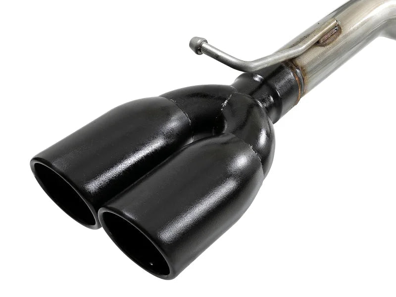 aFe MACH Force-Xp 2-1/2in 304 SS Cat-Back Exhaust 15-21 Dodge Challenger V6-3.6L - Quad Black Tip - Additional View 11