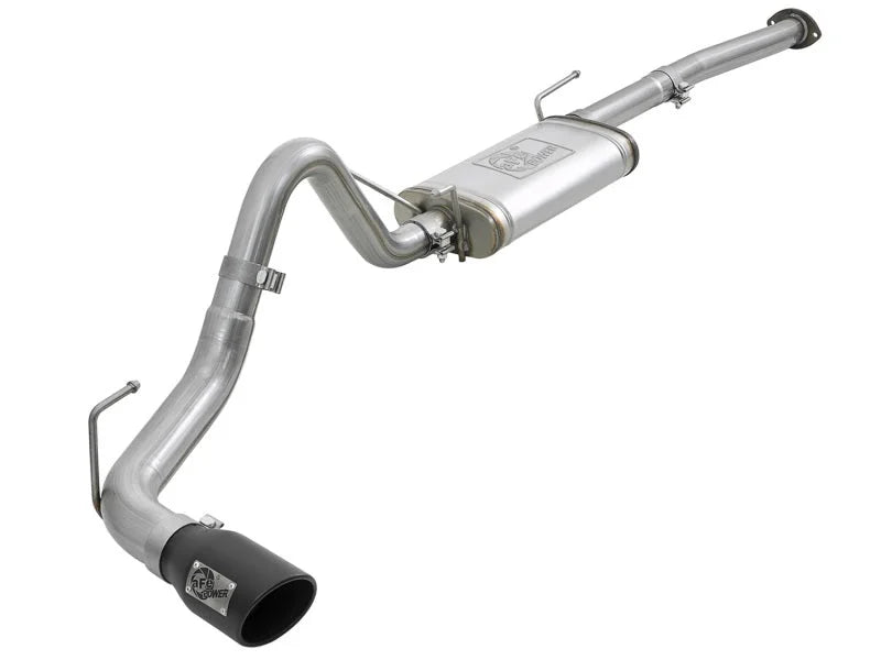 aFe MACH Force-Xp 2-1/2in 304 SS Cat-Back Exhaust w/Black Tips 2016+ Toyota Tacoma L4-2.7L / V6-3.5L - Main Product View