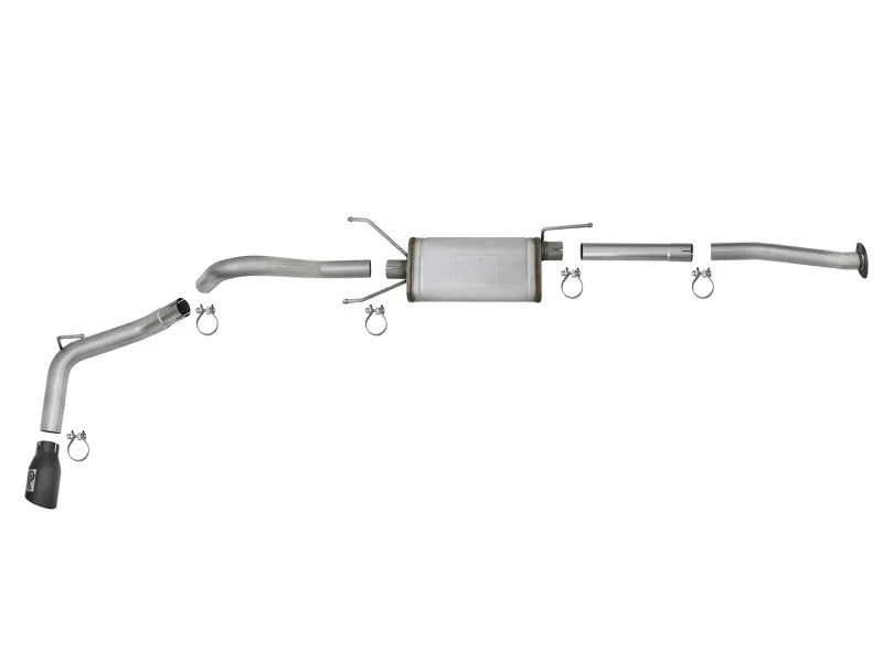 aFe MACH Force-Xp 2-1/2in 304 SS Cat-Back Exhaust w/Black Tips 2016+ Toyota Tacoma L4-2.7L / V6-3.5L - Additional View 8