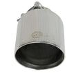 Load image into Gallery viewer, aFe MACH Force-Xp 2-1/2in 304 SS Clamp-On Exhaust Tip 2.5in In / 4.5in Out / 7in.L - Polished - Additional View 5