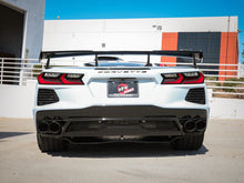 Load image into Gallery viewer, aFe MACH Force-Xp 2-1/2in 304SS Cat-Back 2020 Chevy Corvette (C8) 6.2L - Black Tip - Installation View