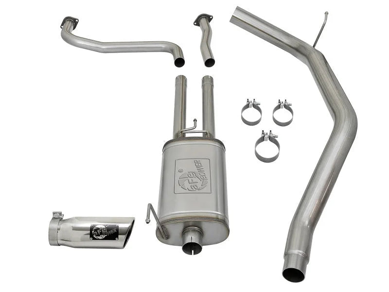 aFe MACH Force-Xp 2-1/2in Cat-Back Exhaust System w/ Polished Tip 16-17 Nissan Titan XD V8 5.6L - Additional View 8