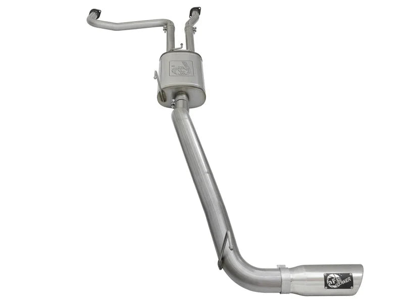 aFe MACH Force-Xp 2-1/2in Cat-Back Exhaust System w/ Polished Tip 16-17 Nissan Titan XD V8 5.6L - Additional View 9