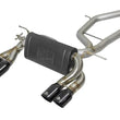 Load image into Gallery viewer, aFe MACH Force-Xp 2-1/2in SS Axle Back Exhaust w/Black Tips 15+ BMW M3/M4 (F80/F82) L6 3.0L (tt) S55 - Main Product View