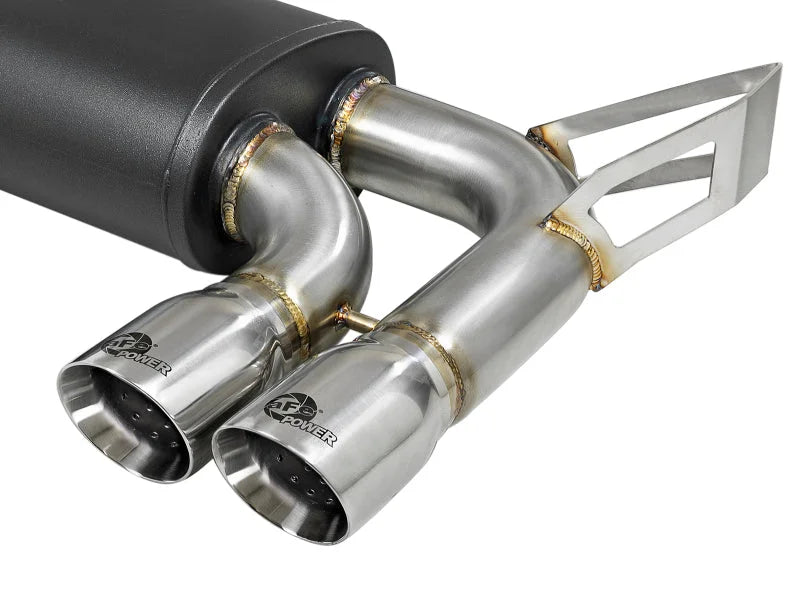 aFe MACH Force-Xp 2.5in 304 SS Cat-Back Exhaust w/ Polished Tips 01-06 BMW M3 - Additional View 7
