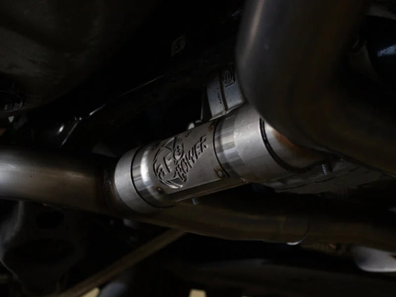 aFe MACH Force-Xp 2.5in 304 SS Exhaust 15-19 Dodge Charger / Chrysler 300 V6 3.6L - Installation View
