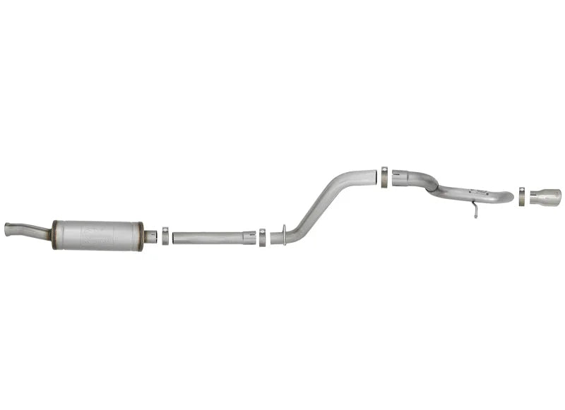 aFe MACH Force-Xp 2.5in 409SS Axle-Back Hi-Tuck Exh Sys w/ Pol Tip 18-20 Jeep Wrangler (JL) V6 3.6L - Additional View 7