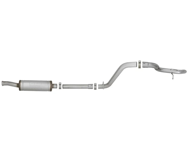 aFe MACH Force-Xp 2.5in 409SS Axle-Back Hi-Tuck Exhaust System 18-20 Jeep Wrangler (JL) V6 3.6L - Installation View