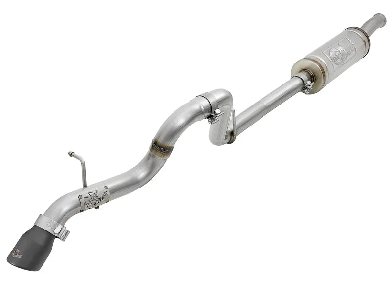 aFe MACH Force-Xp 2.5in 409SS Catback High-Tuck Exhaust 18-21 Jeep (JL) 3.6L 4-Door - Black Tip - Main Product View