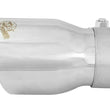 Load image into Gallery viewer, aFe MACH Force-Xp 2.5in Inlet x 3-1/2in Outlet x 6in Length 2.5in 304 Stainless Steel Exhaust Tip - Back View