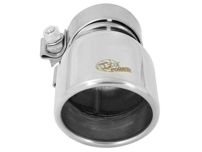 aFe MACH Force-Xp 2.5in Inlet x 3-1/2in Outlet x 6in Length 2.5in 304 Stainless Steel Exhaust Tip - Additional View 5