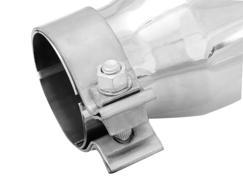 aFe MACH Force-Xp 2.5in Inlet x 3-1/2in Outlet x 6in Length 2.5in 304 Stainless Steel Exhaust Tip - Additional View 6