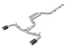 Load image into Gallery viewer, aFe MACH Force-Xp 3 IN to 2-1/2 IN Stainless Steel Cat-Back Exhaust Carbon Volkswagen GTI 15-17 - Main Product View