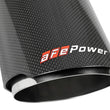 Load image into Gallery viewer, aFe MACH Force-Xp 304 SS Clamp-On Exhaust Tip 2.5in. Inlet / 4.5in. Outlet / 7in. L - Carbon Fiber - Additional View 5