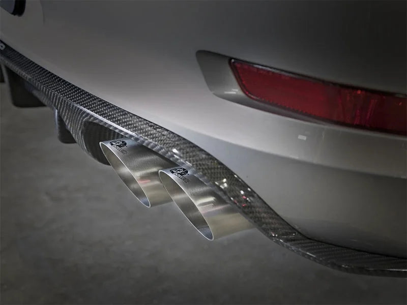 aFe MACH Force-Xp 304 SS OE Exhaust Tips Polished 12-16 Porsche 911 (C2S 991) H6 3.8L - Installation View