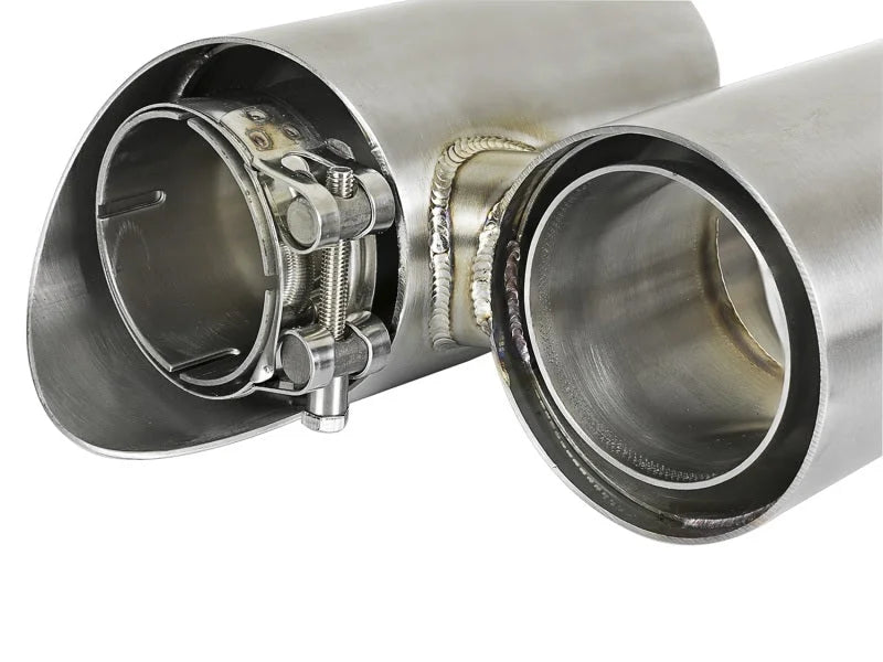 aFe MACH Force-Xp 304 SS OE Exhaust Tips Polished 12-16 Porsche 911 (C2S 991) H6 3.8L - Additional View 5