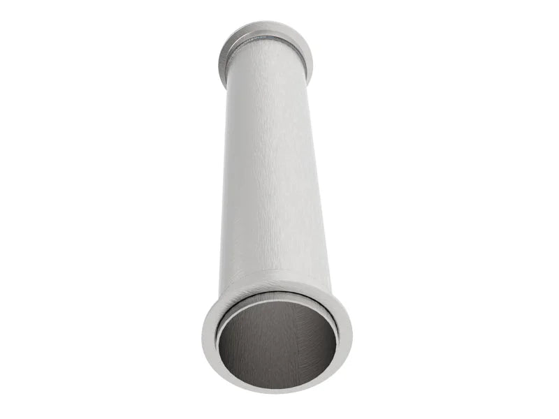 aFe MACH Force-Xp 304 SS Resonator 3in. Inlet/Outlet / 3in. Diameter / 16in. Length - Installation View