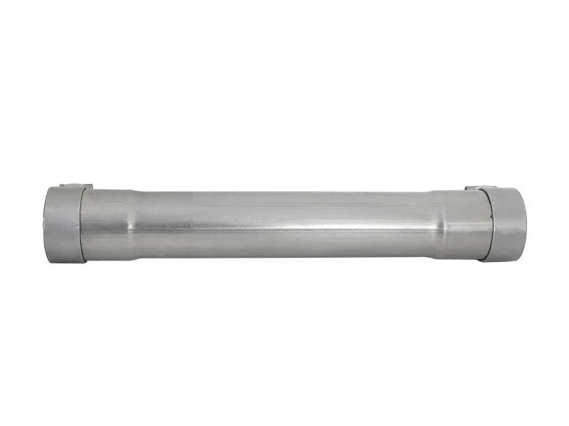 aFe MACH Force-Xp 304 SS Resonator Delete 3in Inlet/Outlet x 3in Dia x 16in L - Side View
