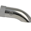 Load image into Gallery viewer, aFe MACH Force-Xp 304 Stainless Steel Clamp-on 2.5in Exhaust Tip - Polished - Side View