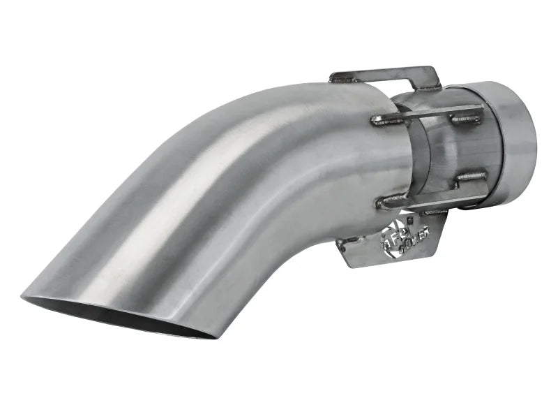 aFe MACH Force-Xp 304 Stainless Steel Clamp-on Exhaust Tip Brushed - Main Product View