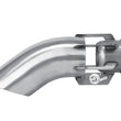 Load image into Gallery viewer, aFe MACH Force-Xp 304 Stainless Steel Clamp-on Exhaust Tip Brushed - Side View