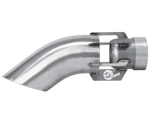 Load image into Gallery viewer, aFe MACH Force-Xp 304 Stainless Steel Clamp-on Exhaust Tip Brushed - Side View