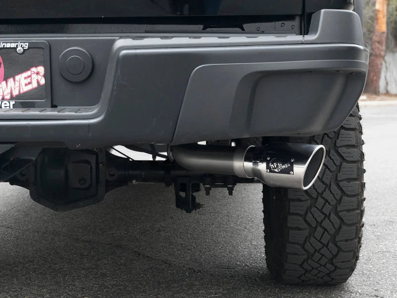 aFe MACH Force-Xp 3.0in 304 SS Cat-Back Exhaust w/ Polished Tip 17-18 GM Colorado/Canyon - Installation View