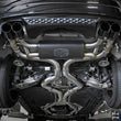 Load image into Gallery viewer, aFe MACH Force-Xp 3.5in. 304 SS C/B Exhaust System 15-18 BMW X5 M (F85) V8-4.4L (tt) - Black Tip - Side View
