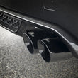 Load image into Gallery viewer, aFe MACH Force-Xp 3.5in. 304 SS C/B Exhaust System 15-18 BMW X5 M (F85) V8-4.4L (tt) - Black Tip - Back View