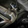 Load image into Gallery viewer, aFe MACH Force-Xp 3.5in. 304 SS C/B Exhaust System 15-18 BMW X5 M (F85) V8-4.4L (tt) - Black Tip - Installation View