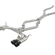 Load image into Gallery viewer, aFe MACH Force-Xp 3.5in. 304 SS C/B Exhaust w/o Muffler 15-18 BMW X5 M V8-4.4L (tt) - Black Tip - Main Product View