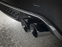 Load image into Gallery viewer, aFe MACH Force-Xp 3.5in. 304 SS C/B Exhaust w/o Muffler 15-18 BMW X5 M V8-4.4L (tt) - Black Tip - Side View