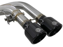 Load image into Gallery viewer, aFe MACH Force-Xp 3.5in. 304 SS C/B Exhaust w/o Muffler 15-18 BMW X5 M V8-4.4L (tt) - Black Tip - Additional View 7