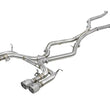 Load image into Gallery viewer, aFe MACH Force-Xp 3.5in. 304 SS C/B Exhaust w/o Muffler 15-18 BMW X5 M V8-4.4L (tt) - Polished Tip - Main Product View