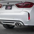 Load image into Gallery viewer, aFe MACH Force-Xp 3.5in. 304 SS C/B Exhaust w/o Muffler 15-18 BMW X5 M V8-4.4L (tt) - Polished Tip - Back View