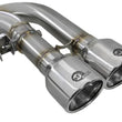 Load image into Gallery viewer, aFe MACH Force-Xp 3.5in. 304 SS C/B Exhaust w/o Muffler 15-18 BMW X5 M V8-4.4L (tt) - Polished Tip - Additional View 11