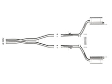 Load image into Gallery viewer, aFe MACH Force-Xp 3in 304 SS Cat-Back Exhaust 15-20 Dodge Charger Hellcat V8-6.2L (sc) / 392 V8-6.4L - Installation View