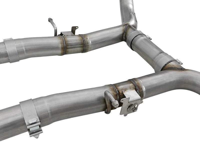 aFe MACH Force-Xp 3in 304 SS Cat-Back Exhaust 15-20 Dodge Charger Hellcat V8-6.2L/6.4L w/o Muffler - Additional View 6