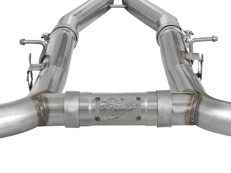 aFe MACH Force-Xp 3in 304 SS Cat-Back Exhaust 15-20 Dodge Charger Hellcat V8-6.2L/6.4L w/o Muffler - Additional View 7