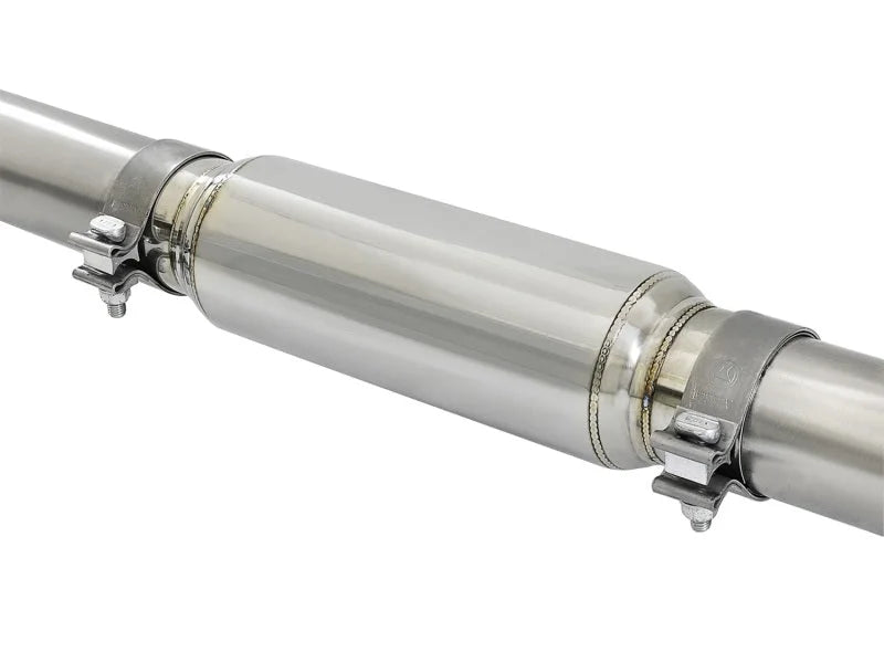 aFe MACH Force-Xp 3in 304 SS Cat-Back Exhaust w/ Black Tips 12-15 BMW 335i (F30) L6 3.0L (t) N55 - Side View