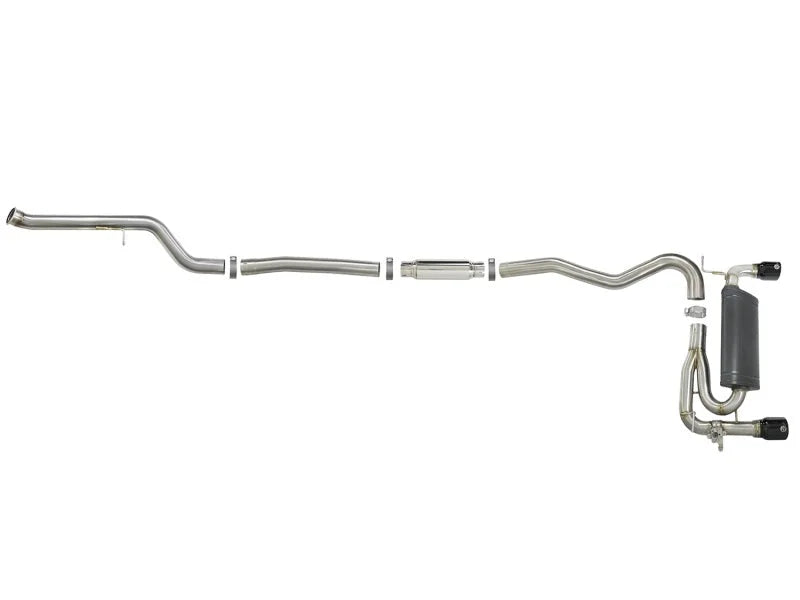 aFe MACH Force-Xp 3in 304 SS Cat-Back Exhaust w/ Black Tips 12-15 BMW 335i (F30) L6 3.0L (t) N55 - Additional View 6
