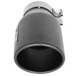 Load image into Gallery viewer, aFe MACH Force-Xp 3in 304 SS Metallic Black Exhaust Tip 3in In x 4-1/2in Out x 9in L Clamp-On Right - Side View