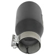 Load image into Gallery viewer, aFe MACH Force-Xp 3in 304 SS Metallic Black Exhaust Tip 3in In x 4-1/2in Out x 9in L Clamp-On Right - Installation View